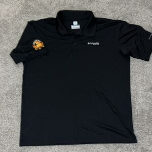 Columbia PFG Omni-Freeze Shock Top Belgian Beer Mohawk golf polo fishing shirt L